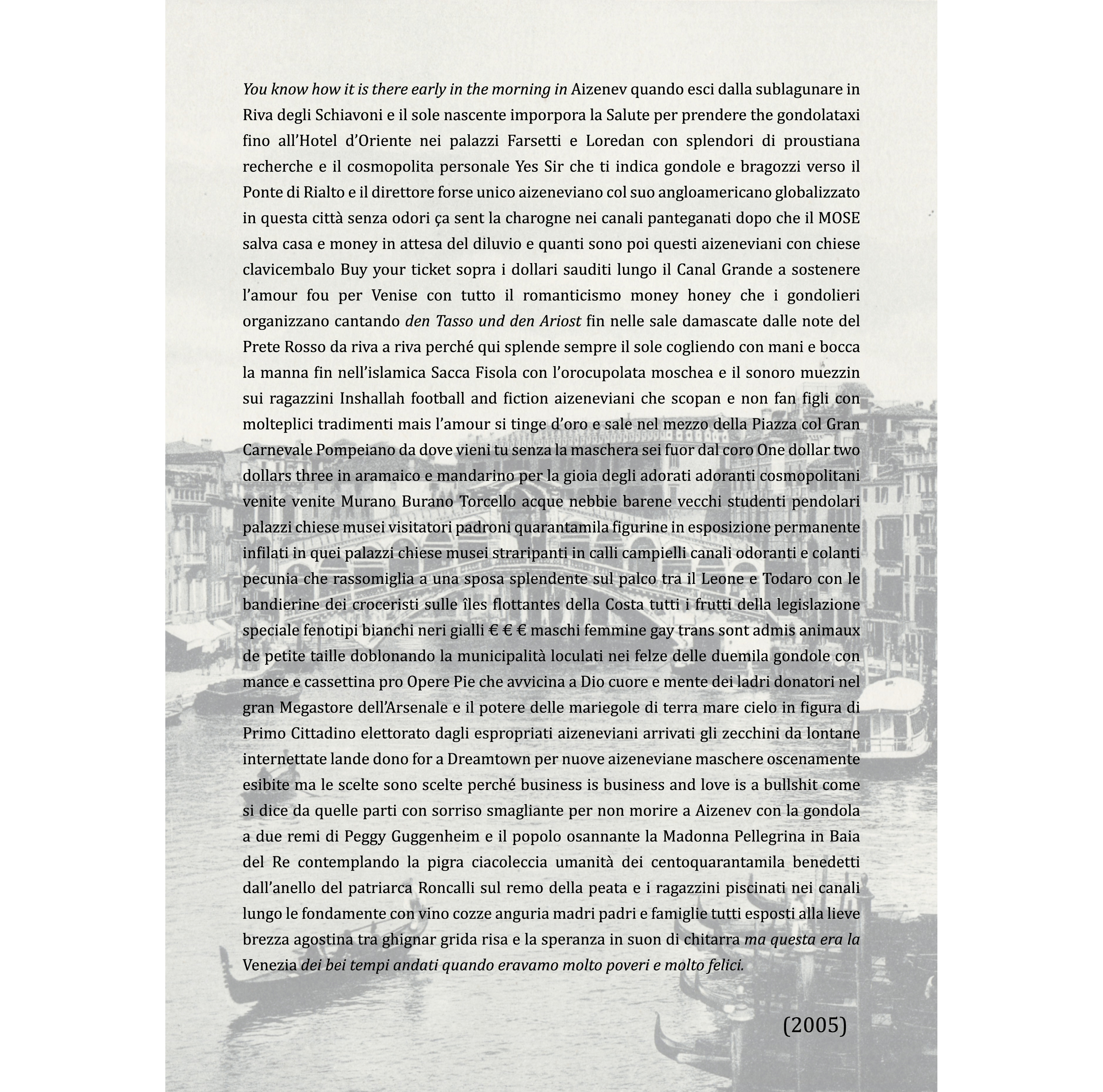 la bibiennale di Venezia